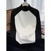 Camisa de Manga Longa Derong com Ombro Regular Escovado para Mulheres, Fashionável e Versátil, Roupa Interna Quente, Nova Camada Base Espessa 2026