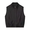 Comercio Exterior Transfronterizo Ropa de Mujer 2026 Nueva Moda Europea y Americana Solapa Sin Mangas Estilo Globo Top Chaleco 4387073