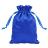 Bolsas de Satén de Seda Sintética con Cordón, Bolsas de Regalo con Cordón, Personalizables con Logo, Bolsas de Tela para Empaque de Joyería
