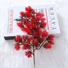 Ramas de Pino Dando la Bienvenida a los Invitados, Flores de Pino Artificiales, Agujas de Pino, Ramas de Pino Navideñas, Hojas, Ciprés, Hojas de Pino de Plástico, Pino de Belleza