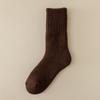 Calcetines Largos de Cachemira para Hombre Calcetines de Lana Otoño e Invierno con forro polar Calcetines Gruesos Calcetines Cálidos de Rizo de Media Caña para Hombre Invierno