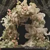 2026 Nueva Serie Blanca Accesorios de Flores para Bodas Juego de Decoración de Boda Materiales de Flores Color Claro Blanco Roto Arreglo Floral Artificial para Bodas