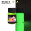 Polvo Luminoso Fluorescente de Alto Brillo de Larga Duración de 12 Colores Transfronterizo Polvo Fluorescente Pigmento Luminoso Aceitoso para Manualidades con Resina Epoxi DIY 20g