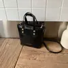 Popular de Verano Fresco Gran Capacidad 2025 Nueva Moda Textura Color Puro Estilo Extranjero Bolso Bandolera Cruzado Tipo Cubo para Mujeres