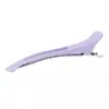 Pinza de pato para peluquería color caramelo pasador pasador de belleza pinza de paja de trigo con partición de silicona pinza sin costuras