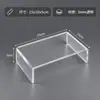 Suporte de Exibição Acrílico em Forma de U Suporte de Mesa Transparente para Figura Caixa Surpresa Bolsa Rack de Armazenamento de Amostras