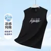 Camiseta Regata Masculina Fina Camiseta Masculina Gola Redonda Solta Tamanho Grande Colete Camisa de Manga Curta Colete Masculino Fresco