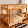 Algodón Puro Juego de Tres Piezas para Cama Individual de Dormitorio Colcha Azul Horneado Sábanas Funda de Colcha Juego de Cama de Seis Piezas
