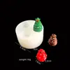 Lazo Navideño Árbol de Navidad Piña Chocolate Pastel Molde de Silicona Molde Squishy