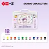 Domina el Uso de Marcadores Acrílicos de Punta Suave de Líquido Directo en 60 Colores, No Transparentes y Apilables, Disponibles en 48 Colores y 24 Colores, Plumas de Pintura para Niños