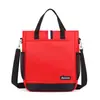 Nova bolsa de mão estudantil estilo britânico bolsa de trabalho para aulas de treinamento mochila infantil bolsa mensageiro com logotipo personalizado impresso