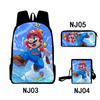 Tubería de Agua Transfronteriza Mario Mario Bolsa Impresa a Color Set de Tres Piezas Tela Oxford Bolso para Estudiantes de Hombre y Mujer