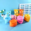 Fábrica em estoque atacado padrão de desenho animado inflável costura alemã artesanato braçadeira de natação infantil duplo airbag manga d'água