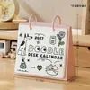 Ventas Directas de Fábrica 2027 Calendario de Escritorio Creativo de Graffiti para Registro Bloc de Notas de Papel de Escritorio Adorno Calendario de Escritorio Creativo para Tomar Notas
