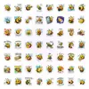 Compra Directa Transfronteriza de Pegatinas de Emoticones de Abejitas Lindas, Frases Divertidas de Abejas, Materiales para Diario, Decoraciones Impermeables para Computadora y Botellas de Agua