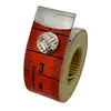Cinta métrica de calidad alemana Mini portátil 3m Cinta métrica para ropa Cinta suave Cinta retráctil Llavero Cinta métrica pequeña Impresa con logotipo