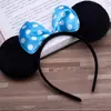 Diadema Cabeza de Mickey Mouse Orejas Negras Spot Diadema de Mickey Diadema de Minnie Diadema de Orejas de Animal Tocados para Fiesta de Graduación