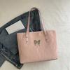 Bolsa tote feminina de alta qualidade 2024, nova chegada, bolsa de mão para deslocamento, bolsa de ombro única de grande capacidade e da moda