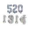 Globo Personalizado 5201314 Te Amo Vida Confesión Foil de Aluminio Propuesta Aniversario Decoración Digital