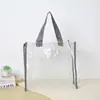 Bolso de Mano Transparente de PVC Bolsa de Regalo de Alta Gama Bolsa de Embalaje de Plástico para Té de Leche Regalo de Mano para Celebridad de Internet Bolso de Mano en stock