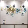 En stock Amazon Reloj Simple Pavo Real Creativo Reloj de Pared para Sala de Estar Decoración del Hogar Hora Hora Colgante de Pared Fondo de Casa de Huéspedes