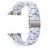 Resina Natural Adecuada para S11/12 Apple Iwatch345678910 Correa de Reloj Ultra Transparente de Tres Piezas