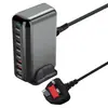 Cargador de Nitruro de Galio Pd de 268W Adaptador de Escritorio Multifunción 5C3A de 8 Puertos Nuevo Cargador de 268W