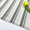 Algodón de cáñamo raya de agua de lavado sentido de textura tridimensional estilo hilo Jacquard teñido en hilo tela abrigo camisa ropa diseñador tela