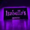 Espejo Iluminado con Nombre LED de 12 Colores para Sitios Web Independientes, Espejo Iluminado con Nombre Familiar Personalizado, Adorno de Mesita de Noche Regalo