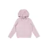Conjunto deportivo de otoño para niña con un cárdigan con capucha y pantalones de chándal ajustados y ligeramente acampanados, un conjunto de dos piezas