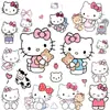 Pegatina de Gato Kt Dibujo Animado Lindo hellokitty Sanrio Pegatina de Gato Kitty Maleta DIY Pegatina para Diario Personal