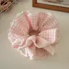 Gomita para el pelo multicapa bordada estilo coreano súper de hada con un toque de alta gama, Lazo para el pelo de chica dulce, Accesorio para el pelo para mujer