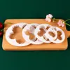 Flor Peônia Ameixa Cereja Molde de Biscoito de Plástico Molde de Corte Padrão de Decoração de Fondant Molde Especial para Assar Conjunto de Bolo