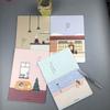 Novo 16K36 Bege Papel Papelão Sutura Este Linebook Grande Cópia Suave Caderno Rabbit Story