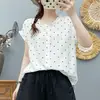 Camisa de Gaze de Algodão Dupla Camada com Mangas Volumosas para Mulheres, Estilo Verão, Artística e Fresca, Top Sem Mangas de Algodão Puro Macio e Amigo da Pele