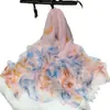 Bufanda de Playa Variable para Mujer 2023 Nueva Hilo Yourou Bufanda Combinable Bufanda Decorativa de Verano Chal de Viaje para Foto