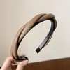 Nova Faixa de Cabeça da Moda Malha Leve Luxuosa Versátil Acessório de Cabelo para Exterior Verão Dentada Faixa de Cabeça de Alto Valor para Mulheres