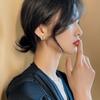 Pendientes elegantes de mariposa con forma de fritillaria y aguja de plata S925 para mujer, delicados y súper delicados, de estilo francés, sencillos y populares en Internet.