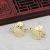Pendientes Yiwu Gold Ray de nuevo color chapados en oro hechos a mano con pasador y gancho para la oreja, joyería antigua hecha a mano, accesorios DIY B935