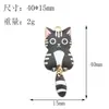 Gatito moviendo la cola Accesorios de joyería DIY Colgante Tocado Collar Pendientes Llavero Materiales hechos a mano