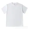 Camiseta Pesada de Manga Curta 320g Cruzada Europeia e Americana Algodão Solto Gola Redonda Oversize Casual Tamanho Grande Meia Manga para Homens e Mulheres