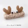 Linda Diadema de Peluche de Dibujos Animados para Mujer Otoño e Invierno Lavado de Cara Impermeable Antideslizante Pañuelo para el Cabello Popular Nuevo 2025 Recogido para el Cabello Accesorios para el Cabello