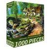 1000 piezas de rompecabezas 1000 piezas de rompecabezas educativo para niños y niñas juguetes de animación para adultos descompresión alta dificultad pueblo feliz