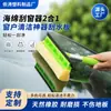 Limpiacristales de esponja para limpiar mallas, eliminar manchas de vidrio, escritorio y raspado de ventanas, telescópico de doble sección, fácil de limpiar, fábrica