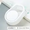 Venta al por mayor del fabricante Colgante de collar Pegamento de cristal DIY Accesorios para colgantes de joyería Anillo de corte de bellota Molde de silicona