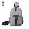 Nova Bolsa Transversal da Moda Bolsa de Peito Masculina Grande Capacidade Mochila Simples Leve Bolsa de Ombro Casual Bolsa Masculina da Moda