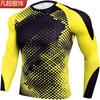 Otoño 2024 Nuevo Impresión Digital Mallas Deportivas de Manga Larga de Secado Rápido Camiseta Base para Fitness Camiseta Casual para Correr