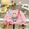 Sudadera de MuñecaSudadera de Primavera y Otoño para Niños y Niñas, Linda y Elegante, Sudadera con Capucha 3D de Muñeca Manga Larga Capa Base