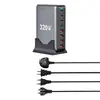 Cargador de Escritorio PD de 320W 4A4C Nitruro de Galio 8 Cargador PD Nuevo Cargador PD Multifuncional de 320W