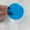 Película Protectora de PE Azul, Corte Redondo, Anti-Rayaduras para Ferretería, Acero Inoxidable, Puertas y Ventanas de Vidrio, a Prueba de Polvo, No Deja Residuos de Adhesivo